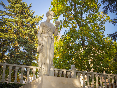 Санаторий «Здоровье» г. Железноводск. Территория